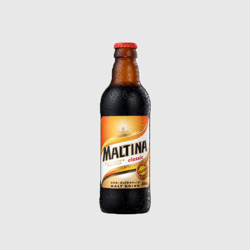 Maltina Iboneka muri 330ml na 500ml ifite uburyohe bwa malt, iranaryoshye cyane.