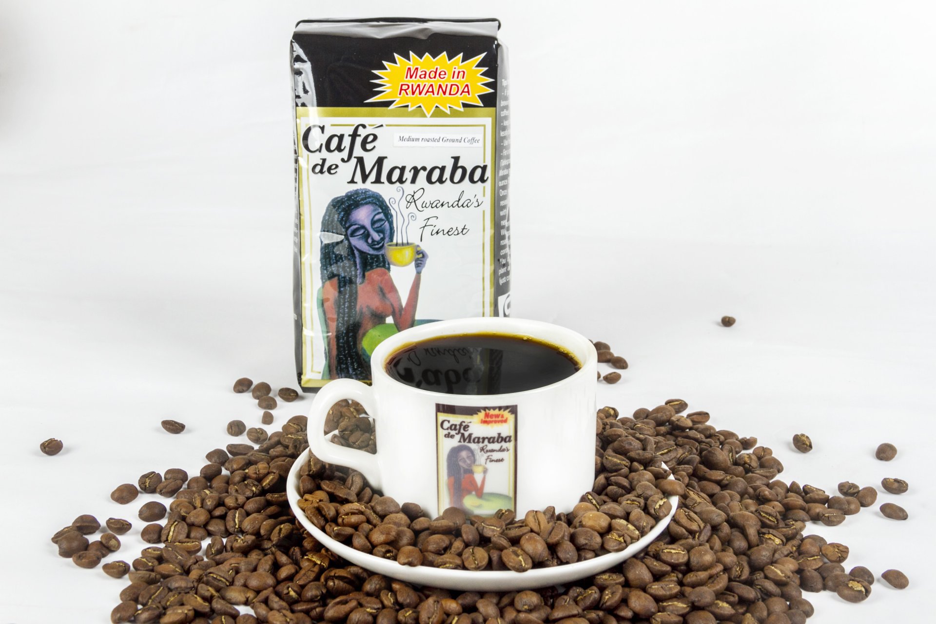 Ikawa nyarwanda coffee Ifite umuhumuro, iryoshye ku bayikunda. 250 ml