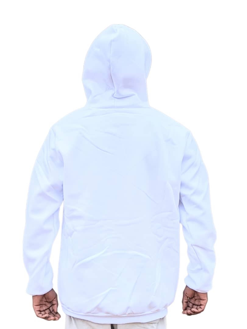 white hoodie