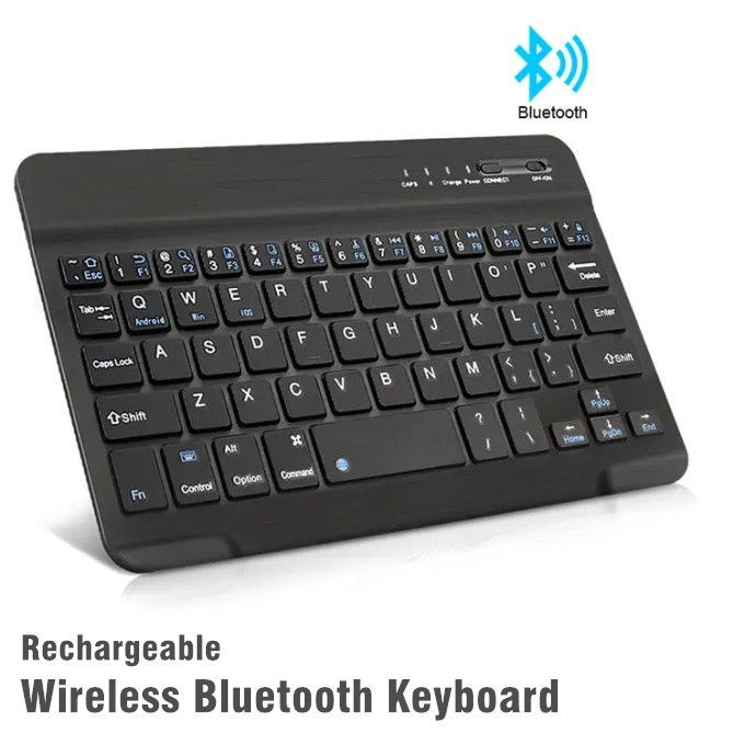 Bluetooth Keyboard Portable Mini Wireless Keyboard Rechargeable For IPad Tablet