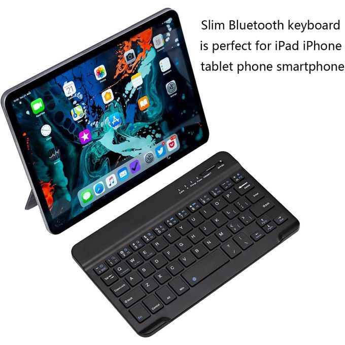 Bluetooth Keyboard Portable Mini Wireless Keyboard Rechargeable For IPad Tablet