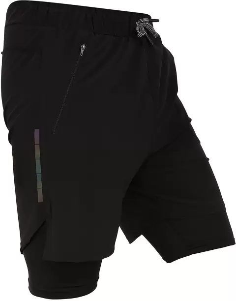 Ikabutura ya siporo y'umukara, Black Sports Shorts