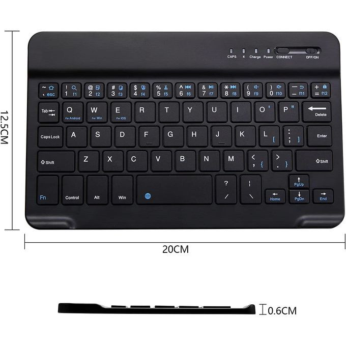 Bluetooth Keyboard Portable Mini Wireless Keyboard Rechargeable For IPad Tablet