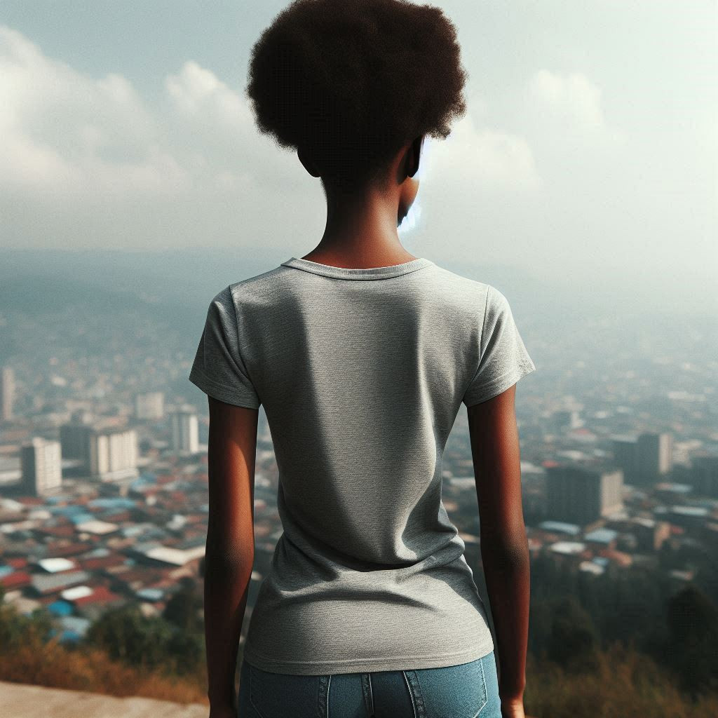 Umupira wa amaboko magufi ivu, abakobwa, abagore 5